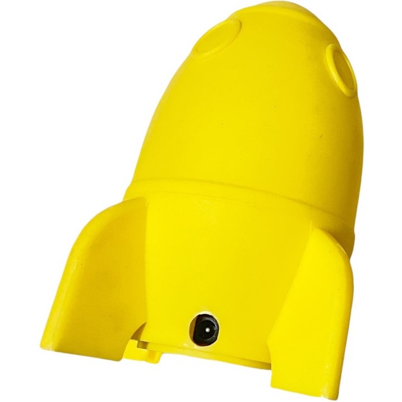 Kid's Yellow Rocketship Nightlight Alien - Picture 2 of 4
